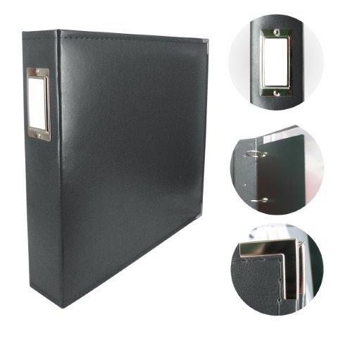 ADCO725395 - Couture Creations 12x12 D-Ring Faux Leather Album