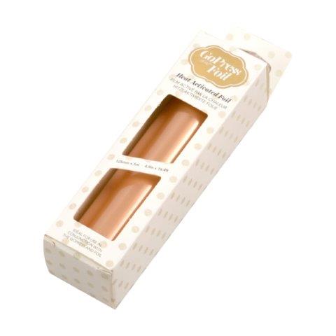 ADCO725684 - GoPress Heat Activated Foil - Gold (Rose Matte Finish) - 125mm x 5m