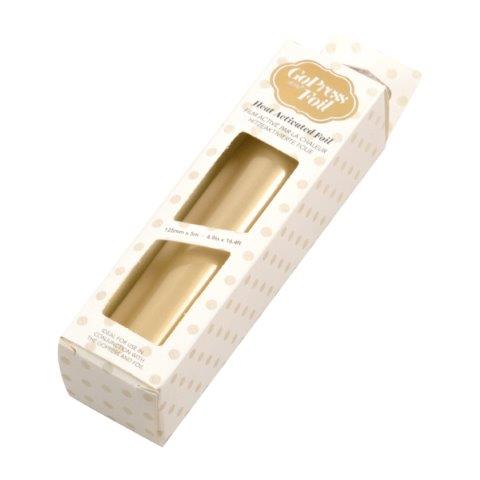 ADCO725686 - GoPress Heat Activated Foil - Gold (Light Matte Finish) - 125mm x 5m