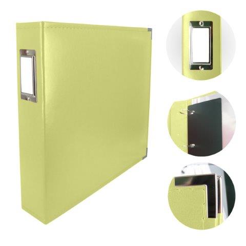 ADCO728151 - Couture Creations 12x12 D-Ring Faux Leather Album
