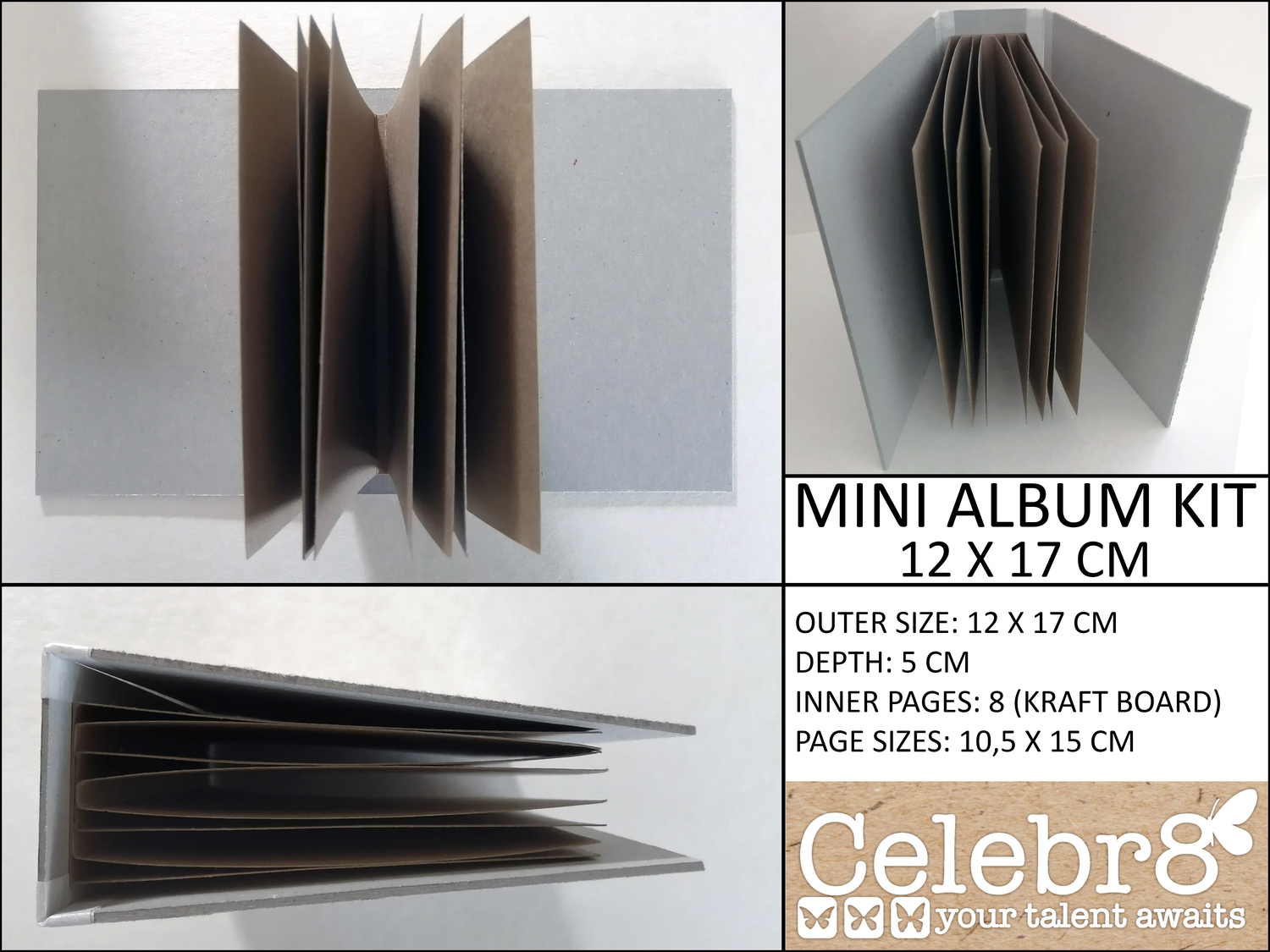 C8 MA7001 - Celebr8 Mini Album Kit (120x170x50mm)