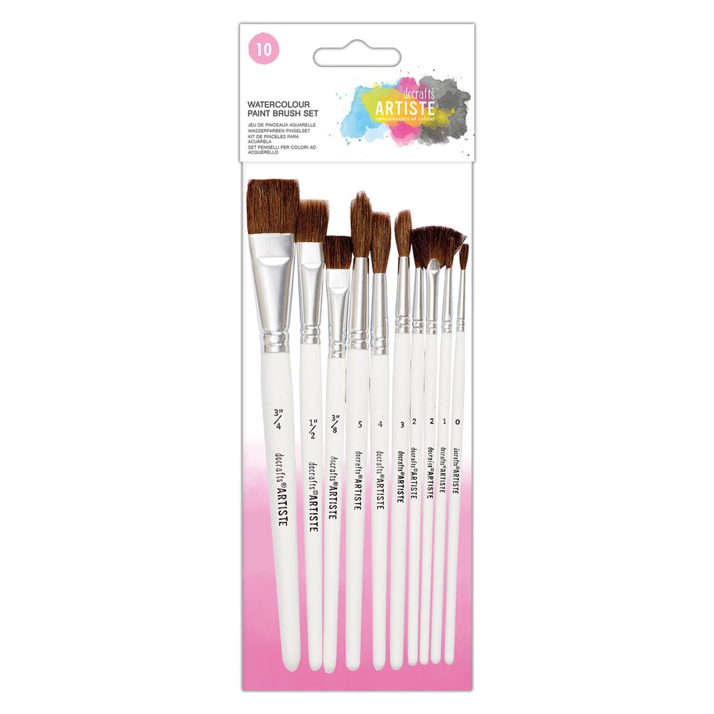 DDOA551003 - Watercolour Paint Brush Set (10 Pack)