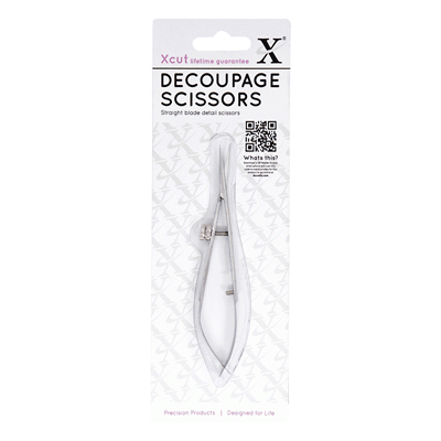 DXCU255105 - Xcut Decoupage Scissors Ultra Fine - Straight Tip