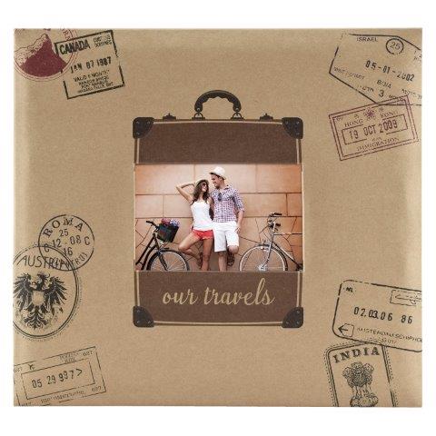 MC860132 - MCS 12x12 Postbound Album - Our Travels (Kraft)